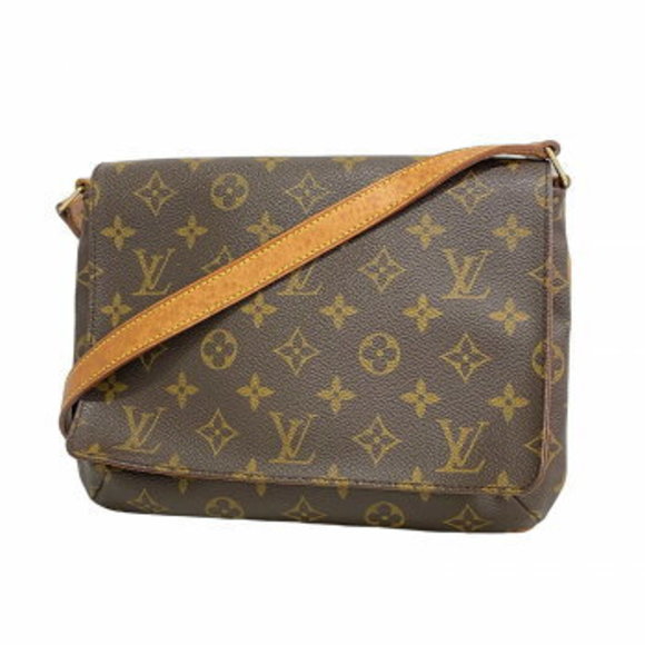 Louis Vuitton Monogram Musette Tango Shoulder Bag Brown - Picture 1 of 9
